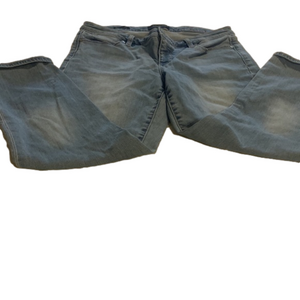 Talbots slim ankle jeans light wash with spandex 10 petite